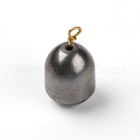 Zinc Alloy Bullet Weights Sinker, Fishing Weights Sinkers, for Fishing,  Gunmetal, 32x17mm, Hole: 3mm