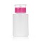 Empty Plastic Press Pump, Nail Polish Remover Clean Liquid Water Storage Bottle, Hot Pink, 10.5x5.5cm, 100ml/bottle