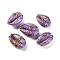 Spray Painted & Drawbench Cowrie Shell Beads, No Hole/Undrilled, Medium Purple, 18.5~23x12.5~16.5x7~8mm