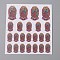 Nail Art Stickers, 3D Nail Decals, Self Adhesive, for Nail Tips Decorations, Virgin Mary Pattern, Virgin Pattern, 1~3.2x1~1.6cm