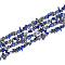 Natural Lapis Lazuli Chip Beads Strands, 5~8x5~8mm, Hole: 1mm, about 31.5 inch(80cm), 2strands/box