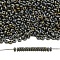 TOHO 8/0 Demi Round Beads, Japanese Seed Beads, (613) Matte Color Iris Gray, 3x1.15mm, about 3722pcs/50g