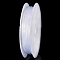 Round Polyester Cord, for DIY Jewelry Beading Making, White, 0.2mm, about 10.94 Yards(10m)/Roll