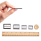 Alloy Buckles, Rectangle, Platinum, 7.4x7.3x2.5cm, 21pcs/box