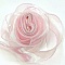 9M Iridescent Polyester Ribbons, for Bowknot Making, Pink, 1-1/2~1-5/8 inch(3.8~41mm), about 9.84 Yards(9m)/Roll