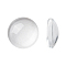 Transparent Glass Cabochons, Half Round/Dome, Clear, 9.5~10x3.5mm