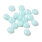 Transparent Acrylic Beads, Rondelle, Faceted, Pale Turquoise, 8.5x5mm, Hole: 1.8mm