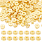 100Pcs Brass Bead, Column, Golden, 5x2mm, Hole: 1.5mm