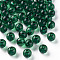 Transparent Acrylic Beads, Round, Green, 8x7mm, Hole: 2mm, about 1745pcs/500g