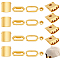 36 Sets Iron Peaked Cap AdjustableKits, Baseball Cap Buckle with Eyelet, Golden, 26x13x1mm, Hole: 19.5x7mm