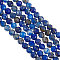 2 Strands Natural Lapis Lazuli Beads Strands, Faceted, Round, 2mm, Hole: 0.5mm, about 185~200pcs/strands, 37~39cm