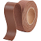 GORGECRAFT 2m x 25mm Flat Leather Cord Litchi Grain Leather Strips 1.7mm Thick Imitation Leather Strap Threads Rope for DIY Crafts Guitar Belt Bracelets Jewelry Making Tooling Workshop, Saddle Brown