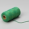 100M Round Cotton Cord, Gift Wrapping Decorative Cord, Sea Green, 2mm, about 109.36 Yards(100m)/Roll