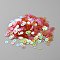 PVC Sequins/Paillette, Flake Paillette, Sandy Brown, 5x1.4mm, Hole: 1mm, 1000pcs/bag