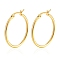 304 Stainless Steel Hoop Earrings, Rings, Golden, 20x2mm