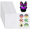 PVC Plastic Sheets, Rectangle, White, 300x220x0.4mm