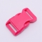 POM Plastic Side Release Buckles, Survival Bracelet Clasps, Deep Pink, 45.5x28x10mm, Hole: 20.5x3mm