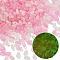 Luminous Transparent Acrylic Beads, Peanut, Glow in the Dark, Pink, 6.5~7x4x3~3.5mm, Hole: 1.4mm