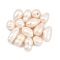 Natural Cultured Freshwater Pearl Beads, Rice, PeachPuff, 9.5~18.5x9.5~11mm, Hole: 0.7~2.5mm, about 21pcs/50g