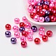 Conjuntos de perlas de vidrio de mezcla de San Valentín HY-X006-8mm-10-1