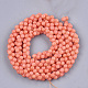 Chapelets de perles en corail synthétique CORA-T009-13C-2
