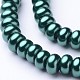 Eco-Friendly Spray Painted Glass Rondelle Bead Strands DGLA-L003-3x5mm-96-3