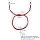 Bracelets de perles tressées réglables BJEW-JB04866-7