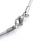 Casual Style 304 Stainless Steel Choker Necklaces X-STAS-O037-02P-2