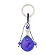 Porte-clés pendentif mauvais œil bleu turc au chalumeau fait à la main KEYC-JKC00497-4