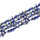 ARRICRAFT Natural Lapis Lazuli Chip Beads Strands G-AR0003-07-1