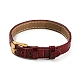 Bracelets de montre texturés en cuir AJEW-K232-01G-2
