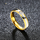 Regali di san valentino anelli da donna in acciaio al titanio con cuore in zirconi cubici RJEW-BB16491-7G-5