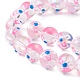 Chapelets de perles vernissées manuelles LAMP-F029-01A-3