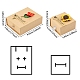 Boîte à bagues en papier kraft CON-BC0005-87-2