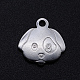 201 Stainless Steel Puppy Charms STAS-S105-T836-1
