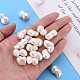 Perlas de perlas naturales keshi PEAR-N020-O02-6