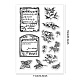 PH PandaHall Plant Illustration Clear Stamps DIY-WH0448-0367-2