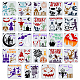 24 pz 24 stili di plastica per animali domestici scava fuori modelli di stencil per pittura DIY-WH0409-25-1