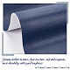 Benecreat 47x15.75 Zoll dunkelblau selbstklebendes Kunstleder Litschi Muster PU-Leder Stoff Reparaturflicken für Sofa Couch Autositzmöbel DIY-WH0001-92A-4
