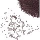 11/0 ガラスシードビーズ  焼き付け塗料  不透明色  ラウンド  ココナッツブラウン  2x1.5mm  穴：0.3mm  約100g/ボックス SEED-PH0003-03-5
