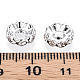Abalorios de latón Diamante de imitación espaciador RB-A006-10MM-S-2