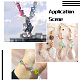 Cheriswelry 220pcs 22 style perles de verre peintes à la bombe transparentes GLAA-CW0001-02-7