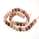 Faceted Round Natural Multi-Moonstone Bead Strands G-L432-03-10mm-2