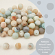 Nbeads environ 96 pièce de perles d'amazonite naturelles G-NB0003-82-4