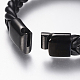 Braided Leather Cord Bracelets BJEW-H560-01B-3