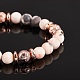 Gemstone Beads Stretch Bracelet BJEW-SW00021-4
