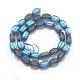 Chapelets de perles en pierre de lune synthétique G-E503F-A11-2