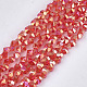 Electroplate Glass Beads Strands EGLA-S179-03B-C02-1