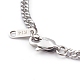 304 pulseras de cadena de acera con corte de diamante de acero inoxidable para hombre BJEW-JB06018-02-3
