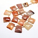 Trapezoid Natural Carnelian Beads Strands G-P063-139-2